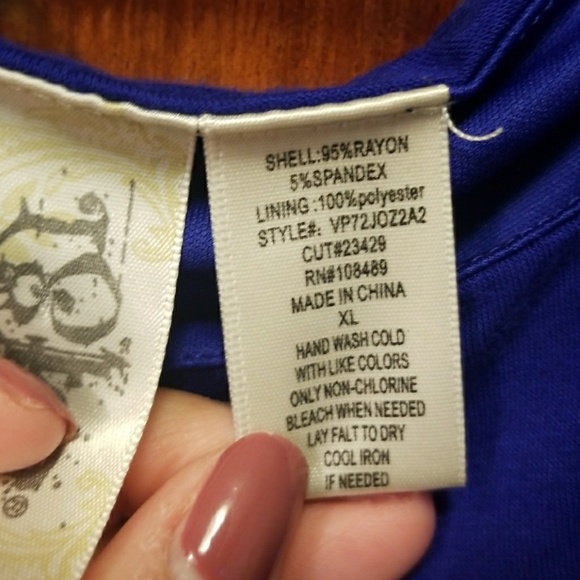 Royal Blue Dress - Picture 2 of 3